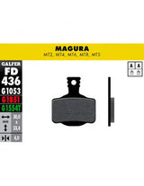 Pastillas Fd Std Magura MT2, MT4, MT6 Galfer Galfer Bike