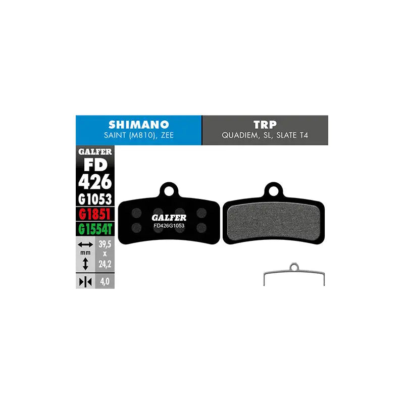 Pastillas Fd Std Shimano Saint Zee 4 P Galfer Galfer Bike