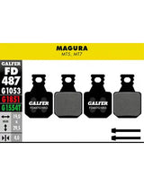 Pastillas Fd Stdar Magura MT5-MT7 Galfer Galfer Bike