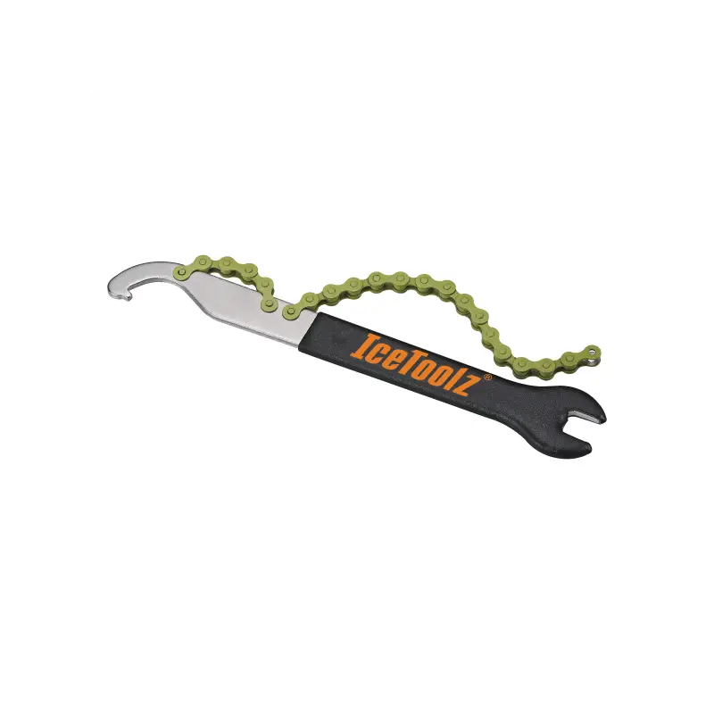 Pedales Icetoolz Llave Especial Extractor Piñon Y Cromo