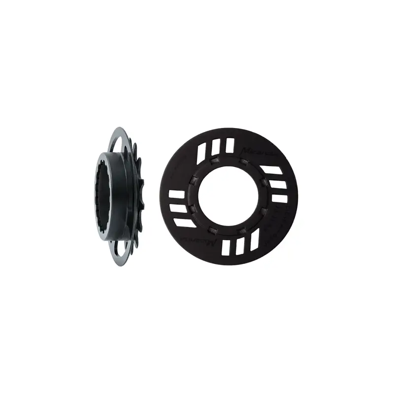 Piñon con Cubrecadena Miranda 16D 5 mm Retroceso para Bicicleta Electrica GEN2, Negro Bosch