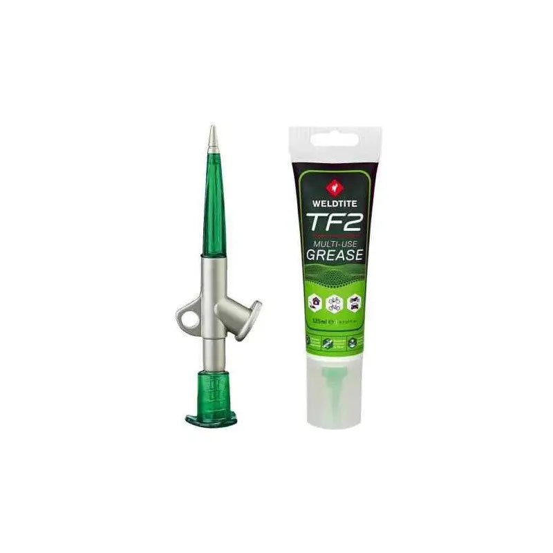 Pistola Aplicadora TF2 + Tubo Grasa Multiuso 125 ml (la Mejor Pistola Engrasadora Que Exite) Weldtite