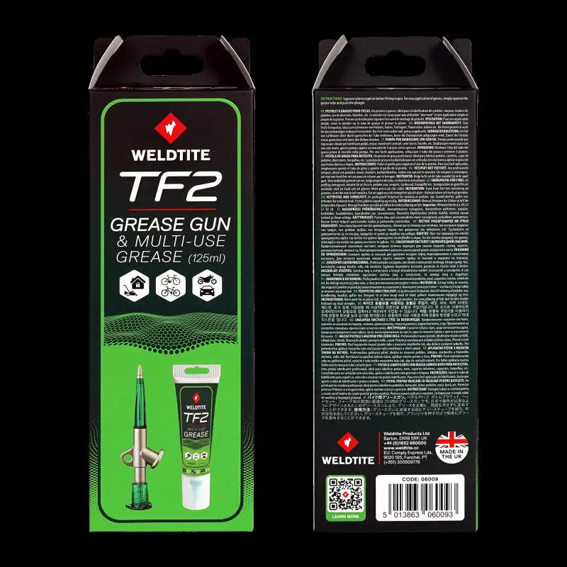 Pistola Aplicadora TF2 + Tubo Grasa Multiuso 125 ml (la Mejor Pistola Engrasadora Que Exite) Weldtite