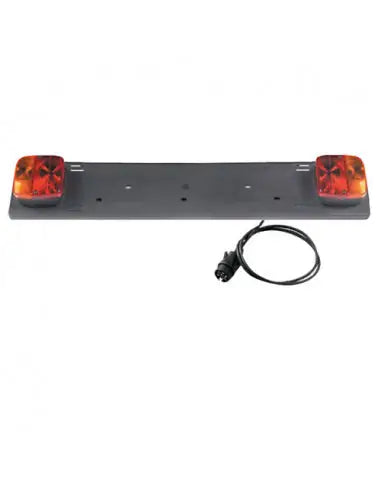 Placa Porta Matricula C/luces Peruzzo 7 Polos