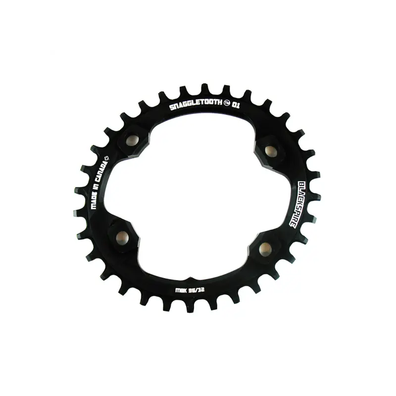 Plato Blackspire Snaggletooth 34D 96 mm Oval Negro