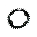Plato Blackspire Snaggletooth 34D 96 mm Oval Negro