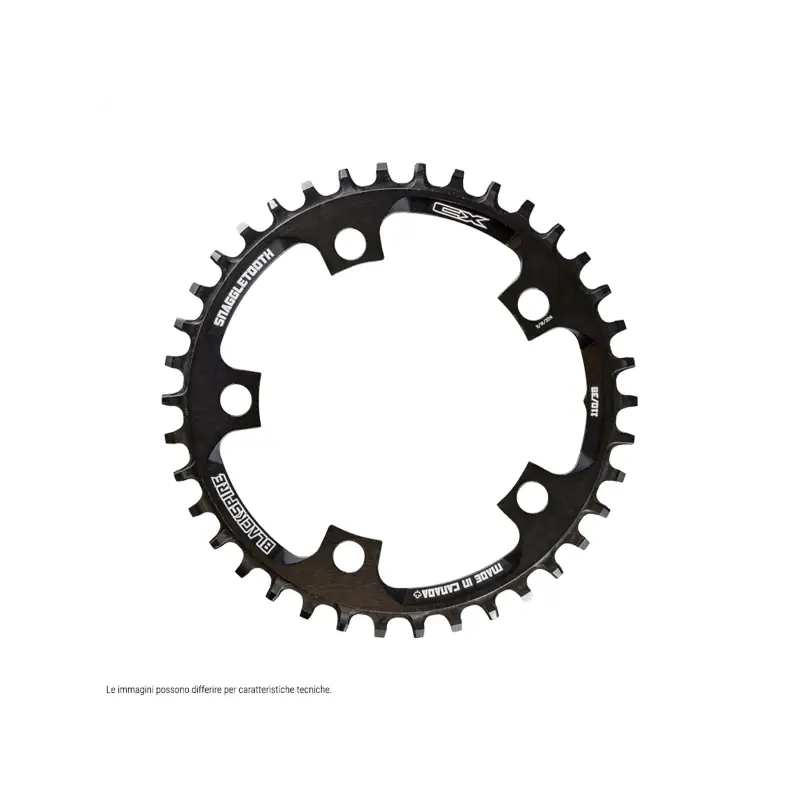 Plato Blackspire Snaggletooth 38D 110 mm 5 Brazos Negro