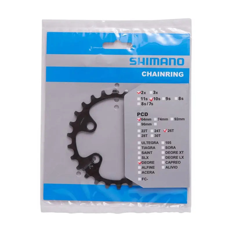 Plato Shimano FC-M6000-2 26D 64 mm 4 Brazos 10V
