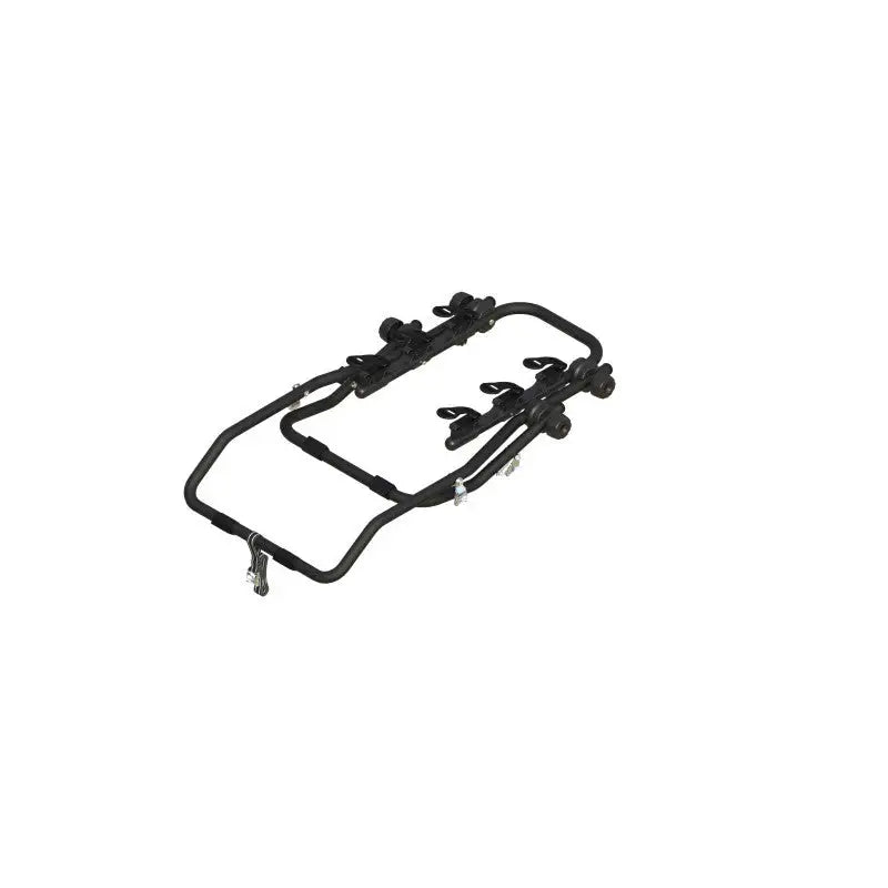 Porta 3 Bicis Trasero Milano Acero Negro Peruzzo
