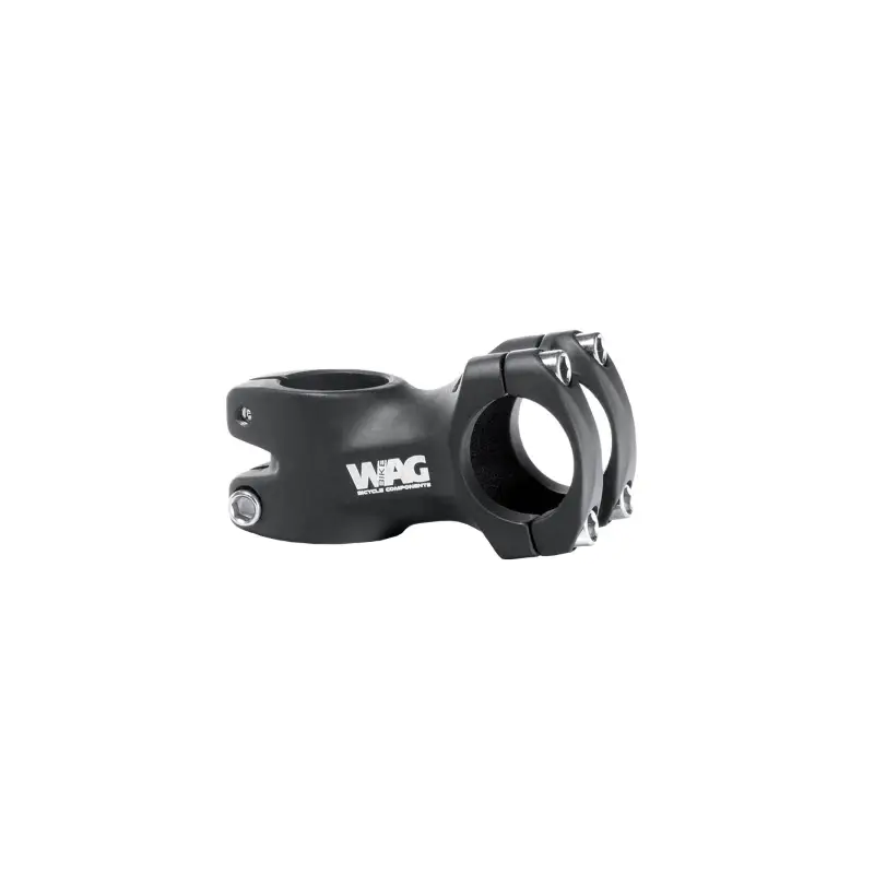 Potencia WAG Aluminio +8° 1 1/8" 31.8 mm Negra