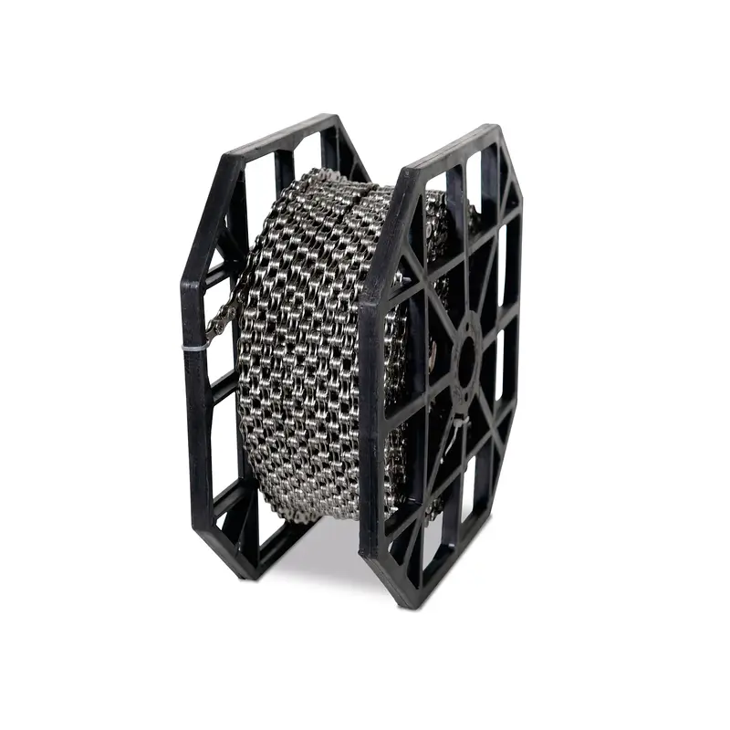 Rollo Cadena KMC X12 Plata-negro 126P 12V 50M + 40 Enganches