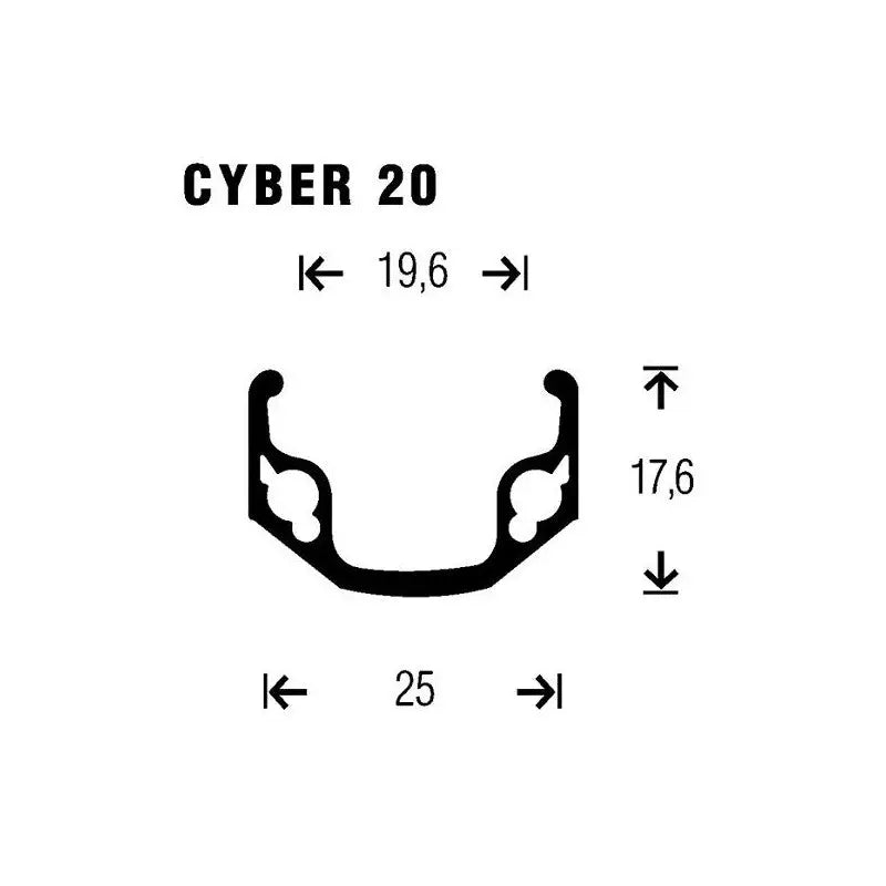 Rueda Delantera Gurpil CYBER-20 20"