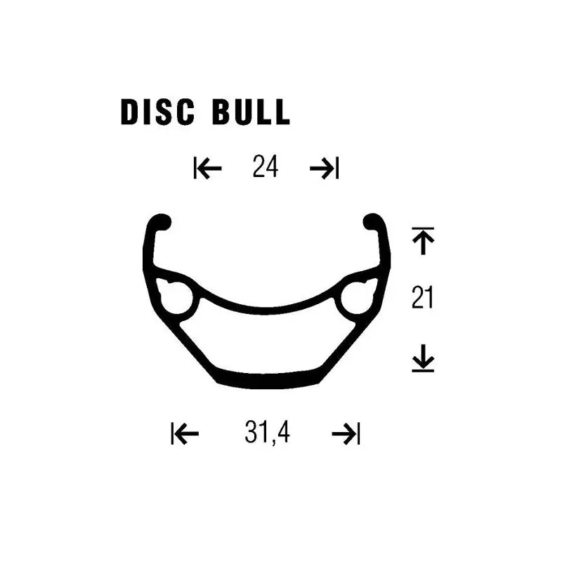Rueda Trasera Gurpil Bull 26" 6 Tornillos