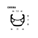 Rueda Trasera Gurpil Chrina 700C Cassette