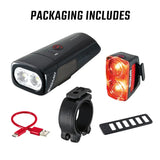 Set Buster 1100 + Luz Trasera RL150 USB Sigma