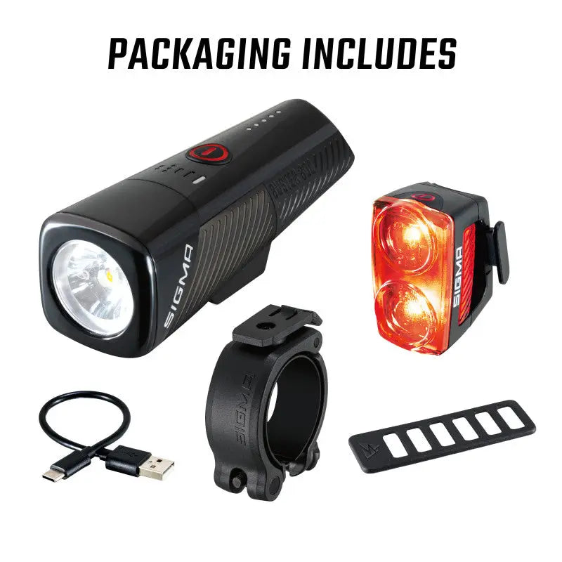 Set Buster 800 + Luz Trasera RL150 USB Sigma