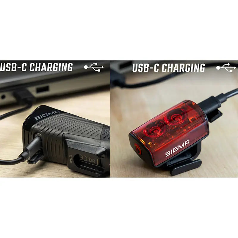 Set Buster 800 + Luz Trasera RL80 USB Sigma