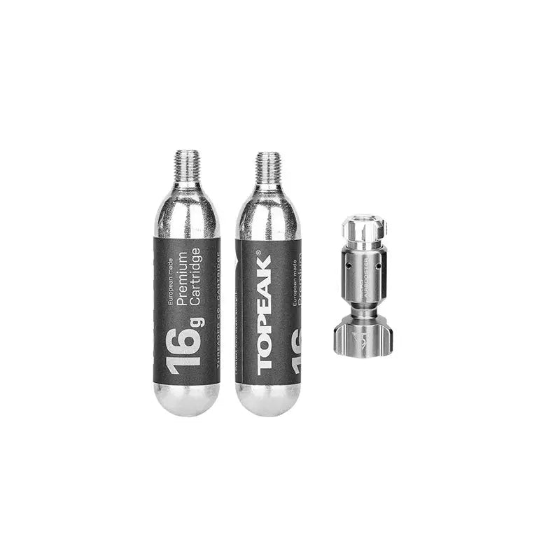 Soporte Ninja CO2 + Bombonas y Regulador Topeak
