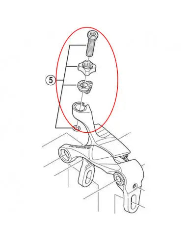 Tensor Puente Freno BR-6800, BR-9000 Shimano