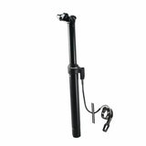 Tija Telescópica TRANZ-X Recorrido 410 Mm Cable Externo Negra